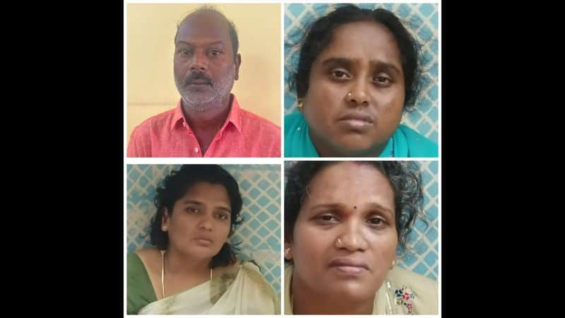 50 sovereign jewellery seized and 4 persons arrested who are involved theft in coimbatore