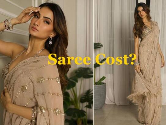 Palak Tiwari silver chiffon kamdani sequin saree cost in lakh you must know ZSCA