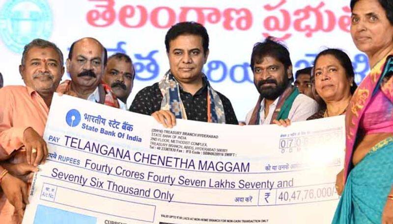 Telangana Minister KTR announces a slew of welfare initiatives for weavers on National Handloom Day lns