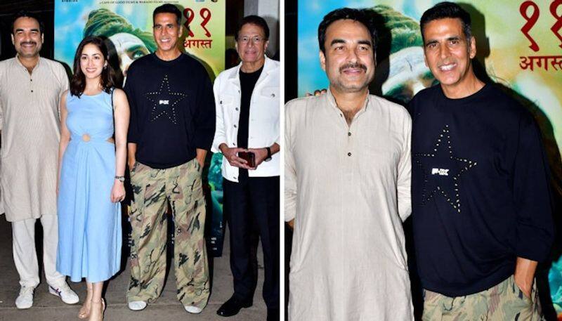 OMG 2 screening: Akshay Kumar, Pankaj Tripathi, Yami Gautam and more attend  RBA