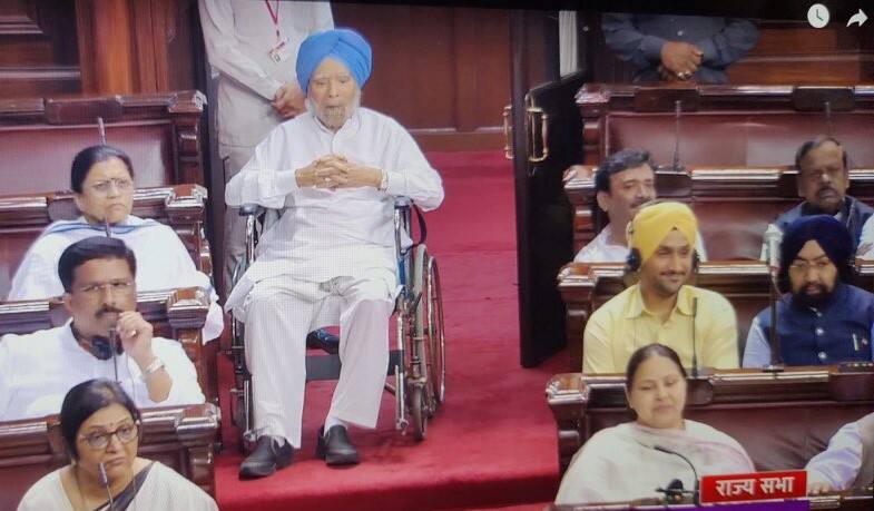 Extremely shameful: BJP as Manmohan Singh, 90, attends Rajya Sabha; Congress hits back