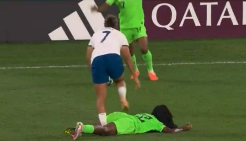 Watch Englands Lauren James foul Shown Red Card against Nigeria in FIFA Womens World Cup gkc