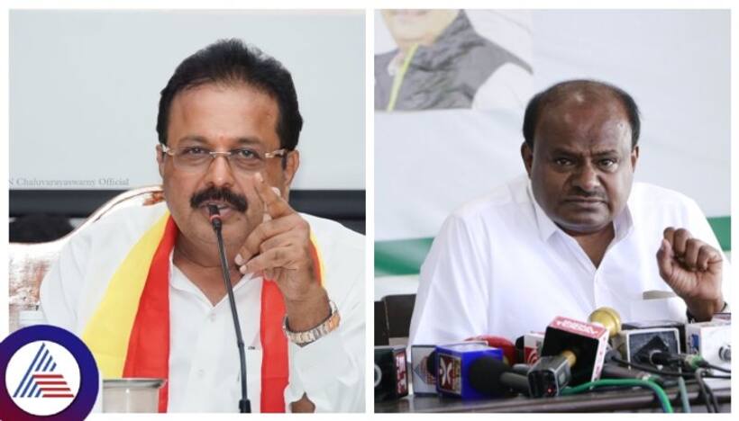 HD Kumaraswamy is intelligent in words, but not in development, says Minister Cheluvarayaswamy