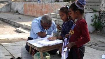 inspirational story of Gujarat disable teacher babu singh parmar who give free tuition to childrens ZKAMN