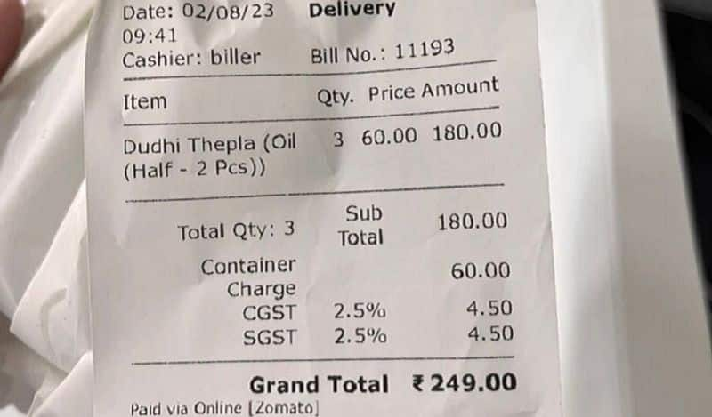 60 rs container charge excessive and unfair zomato clarifies after woman raises concern on x ash