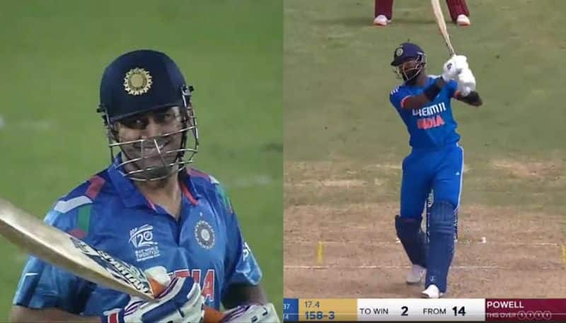 Selfless MS Dhoni Videos Go Viral After Hardik Pandya Selfish Act In 3rd T20I vs West Indies kvn