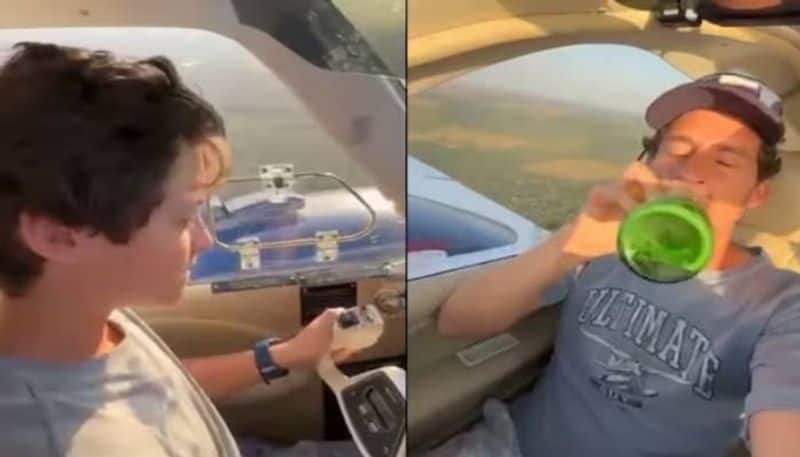 father zip beer while minor son flies plane and crashed rlp