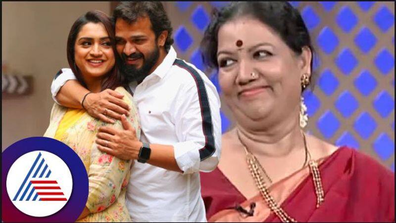 Veteran actress Girija lokesh breaks down pays last tribute to Spandana Vijay Raghavendra vcs