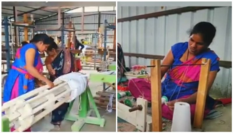 Success Story chikkamagaluru Women Who find business in handloom san