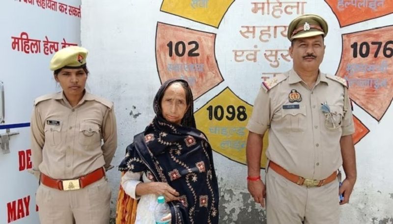 Uttar Pradesh Woman poses as dead fathers wife to collect pension husband complaint to police san