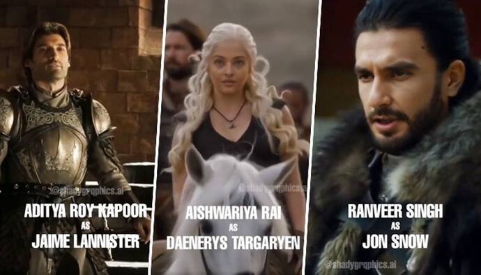 Game of Thrones' AI version has Aishwarya Rai as Daenerys Targaryen, Ranveer Singh as Jon Snow