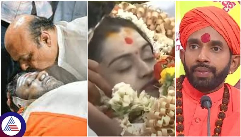 Puneeth Rajkumar and spandana death at young age Ediga swamiji went kerala to astamangala question sat