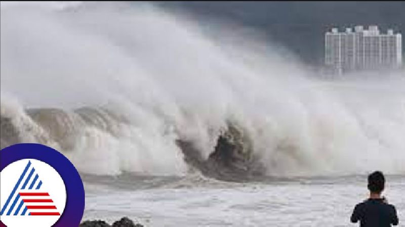 Typhoon in South Korea 124 peoplehave been displaced in mangaluru rav