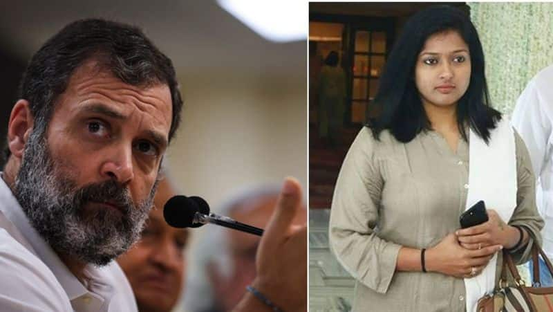 Rahul gandhi flying kiss is a sign of love! Actor Gayathri Raguram