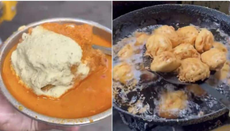 Street Vendor Makes Bizarre Fried Idli azn 