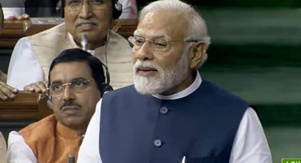 Their focus not on  hunger of the poor but on the hunger for power Prime Minister Modi slams opposition parties lok sabha