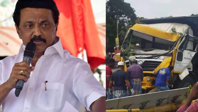 Chengalpattu road accident... CM Stalin financial assistance announcement