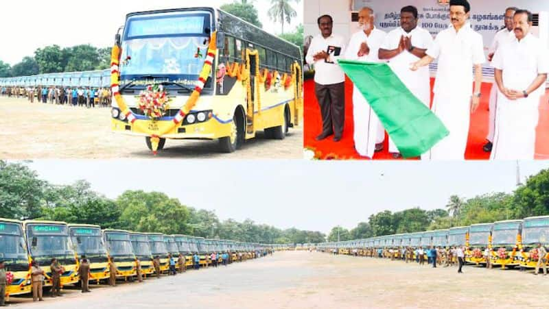 Yellow buses from today in Tamil Nadu! How many buses to which district! Full details..!