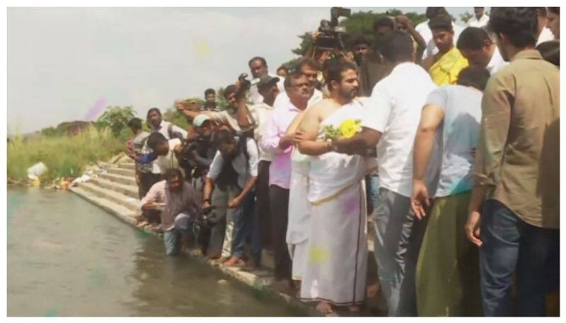 Spandana Asthi Visarjan in Srirangapatna nbn