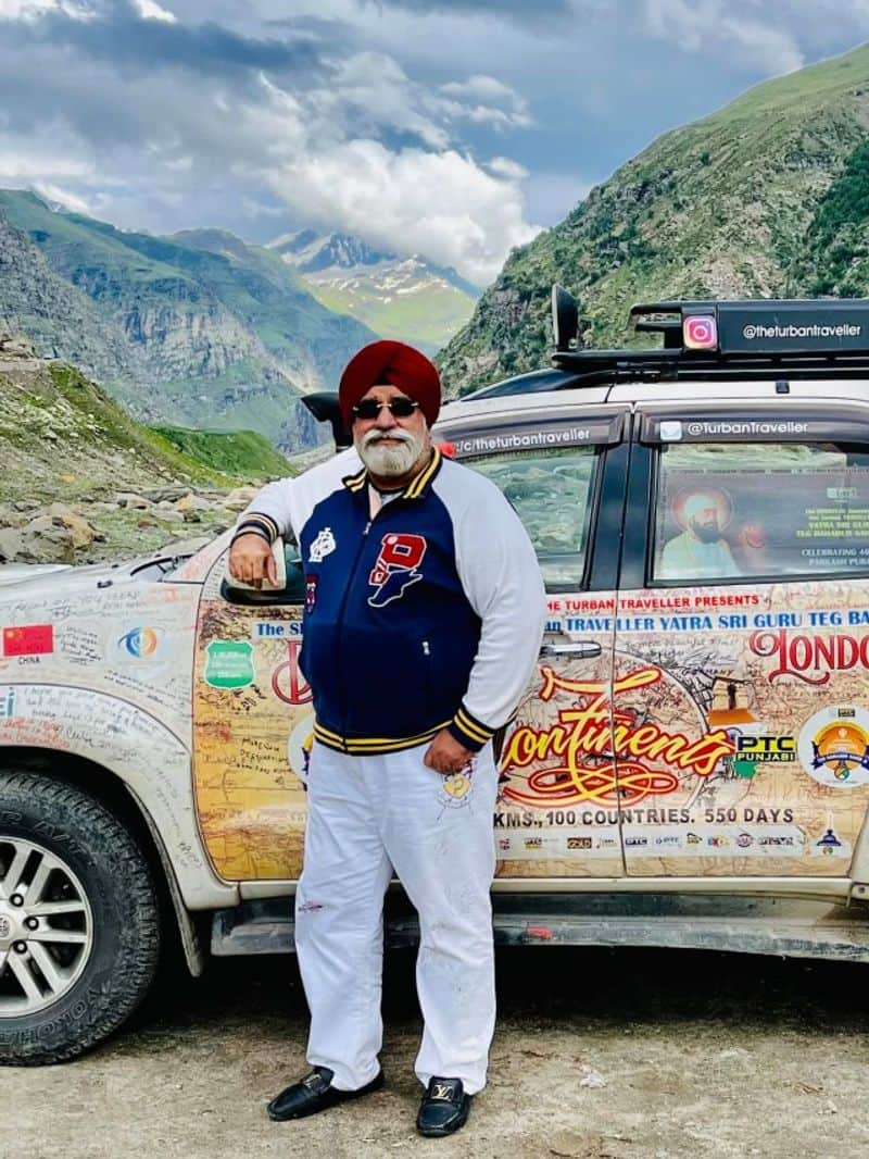 60 years old amrajeet singh chawla delhi to london road trip ZKAMN