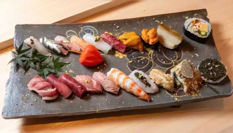 japanese restaurant serves worlds most expensive sushi worth over rs 2 lakh azn 