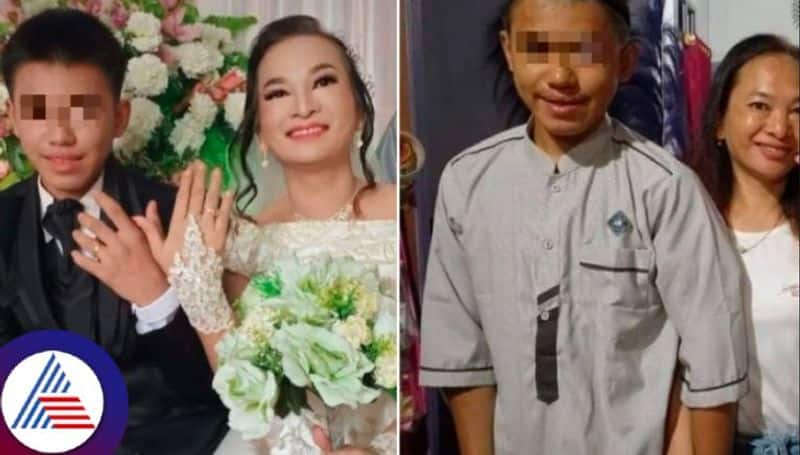 41 Year Old Indonesian Woman Marries Teenager, His Mother Initially Gave Her Blessing Vin