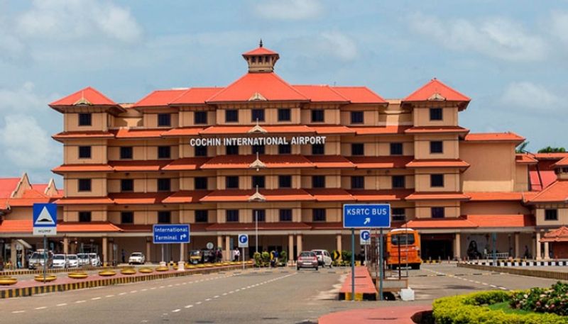 bomb threat to flight strict  checking in nedumbassery airport  