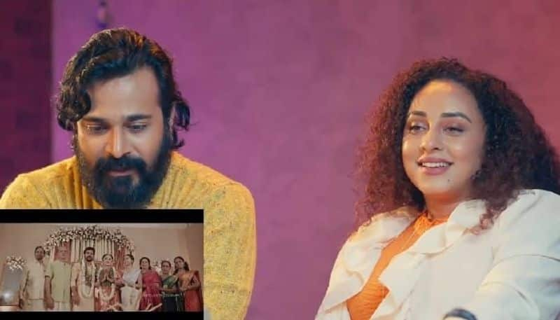 Pearle Maaney AND SRINISH ARAVIND reacting to their own wedding youtube nsn