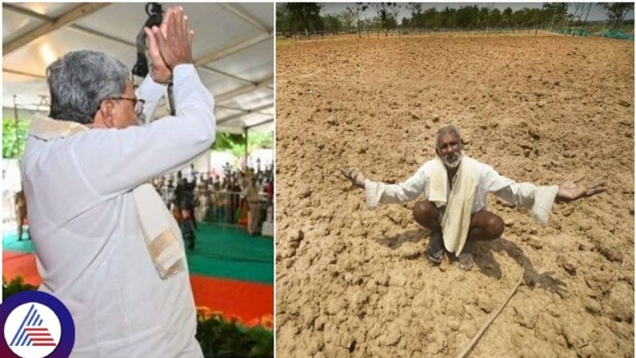 drought declaration Siddaramaiah