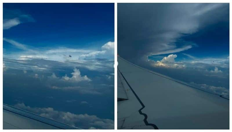 UFO  during flight Actress Divya Prabhas Instagram post goes viral suc