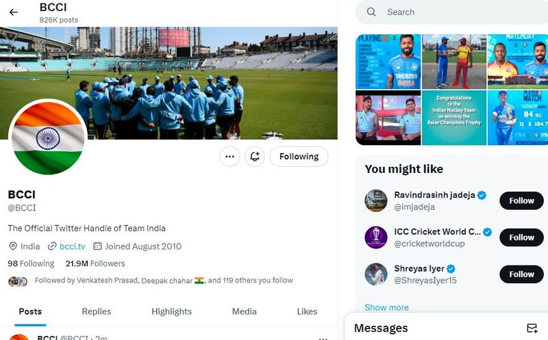 Twitter remove bcci X twitter blue tick after changing profile pic as Tiranga for PM Modi request ckm