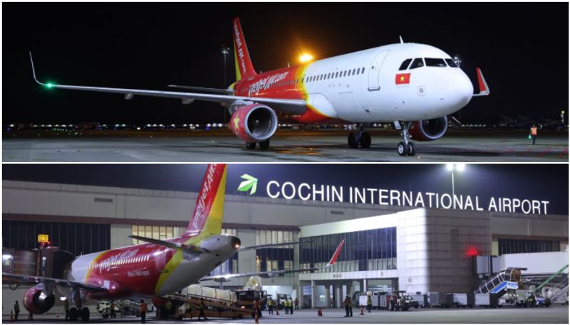 Direct flight Services Kerala to Vietnam Ho Chi Minh City Starts from Kochi Nedumbassery Airport VIETJET asd