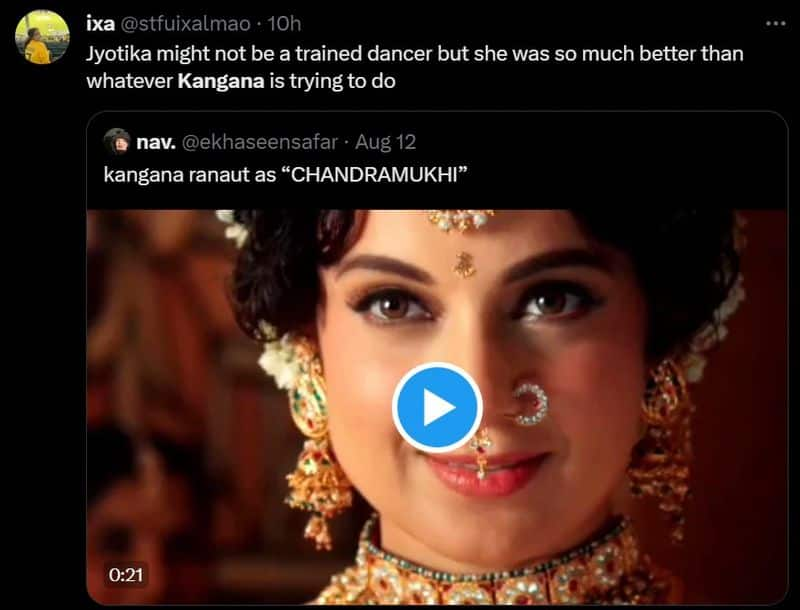 Chandramukhi 2 song: Kangana Ranaut gets brutally trolled for her Bharatanatyam dance in 'Swagathaanjali' RBA