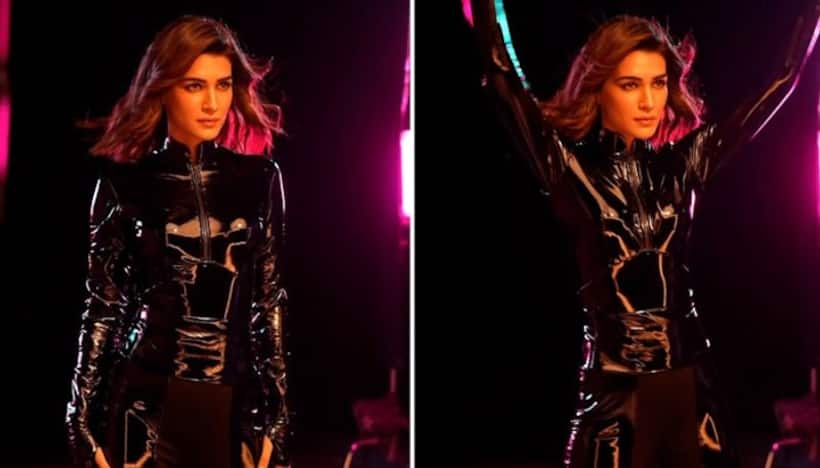 Kriti Sanon stuns in a black latex 'fit, fans say, "Can't wait to see you doing some kick ass action scenes"