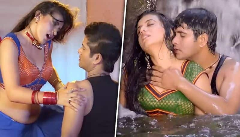 Akshara Singh SEXY video Bhojpuri actress Anil Samrat BOLD song Khola ye Rajaji Blouse goes VIRAL WATCH RBA