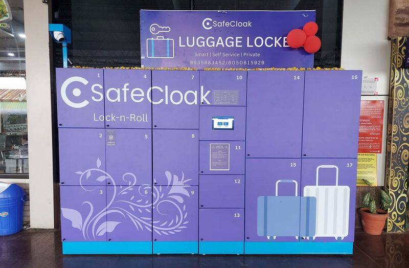 First Time In North Karnataka Digital Locker Facility Starts In Hubballi Railway Station gvd