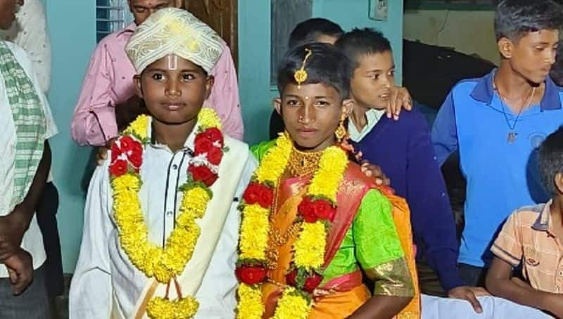 bengaluru rural villagers held boys marriage for praying rains gvd