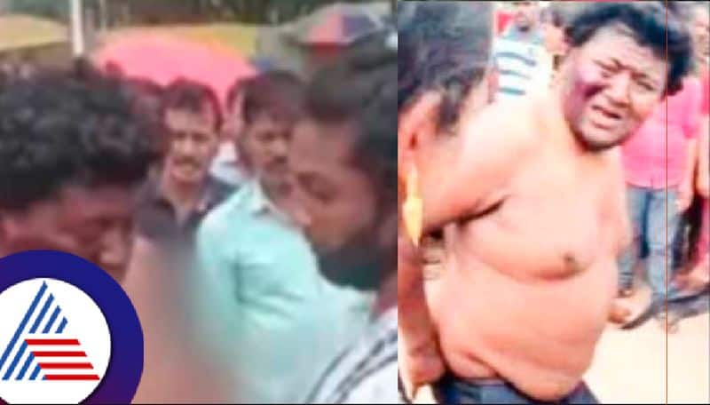 Fake mangalamukhi disguise person beating by manalamukhi gang at uttarakannada rav