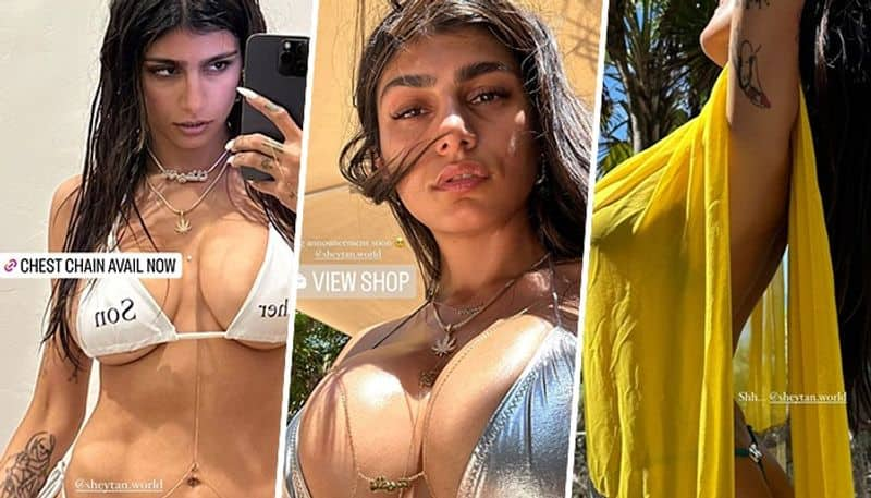 Mia Khalifa HOT Photos: Fashion influencer SHOCKS fans by flaunting assets in BOLD bikini, attires (PICTURES) vma