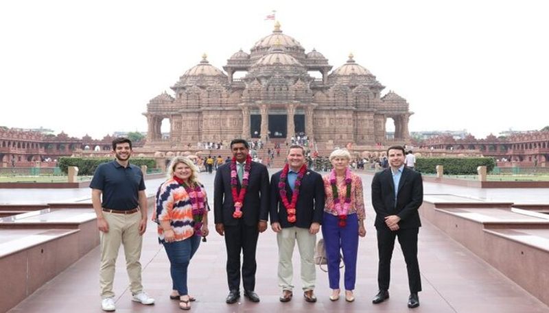 United States Congressional Delegation Visits Swaminarayan Akshardham in New Delhi ksp