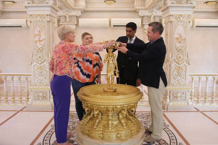 United States Congressional Delegation Visits Swaminarayan Akshardham in New Delhi ksp