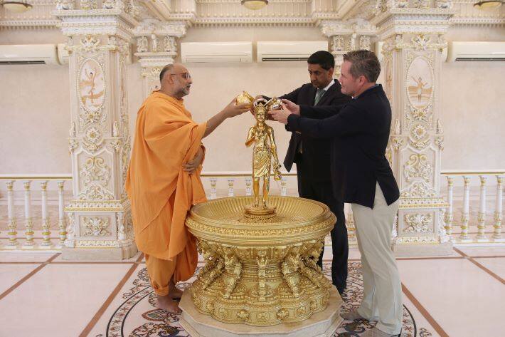 United States Congressional Delegation Visits Swaminarayan Akshardham in New Delhi ksp