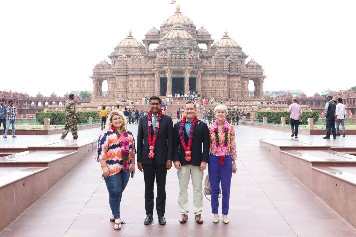 United States Congressional Delegation Visits Swaminarayan Akshardham in New Delhi ksp