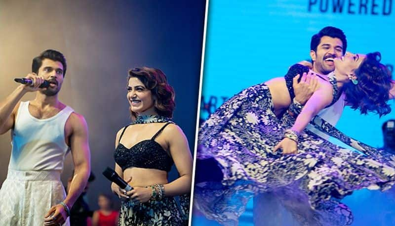 Photos Vijay Deverakonda and Samantha Ruth Prabhu at 'Kushi's grand musical concert event on Independence Day RBA