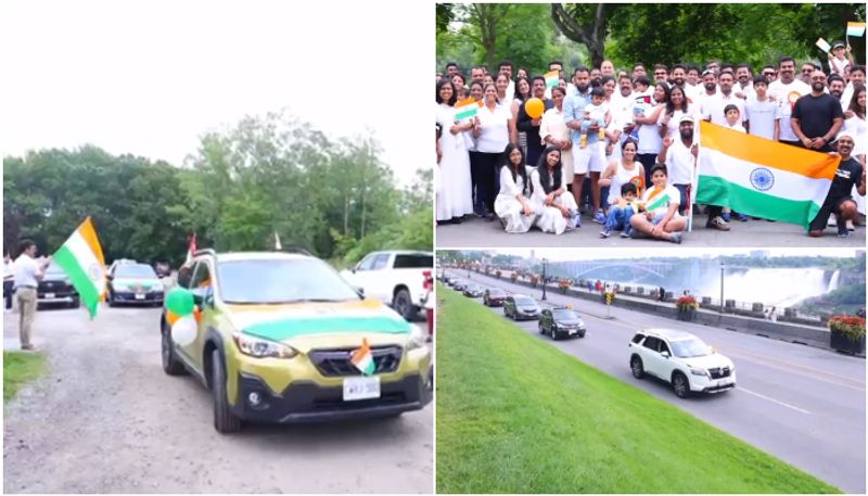 car rally by keralites association in Niagara Falls to celebrate indian independence day rvn 