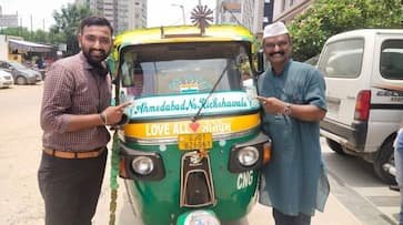 ahmedabad auto rikshaw driveruday singh jadhav gives free ride to everyone ZKAMN