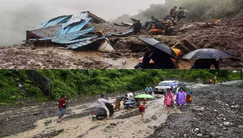 himachal pradesh cloudburst landslide Heavy rains News san