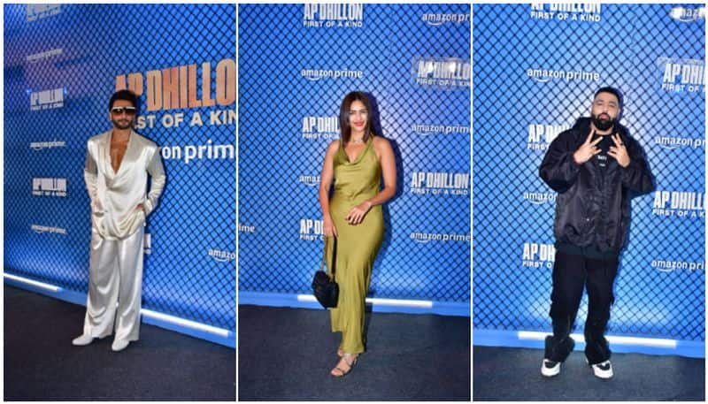 AP Dhillon First of a Kind screening: Ranveer Singh, Badshah, Mrunal Thakur and others ramp up style game vma