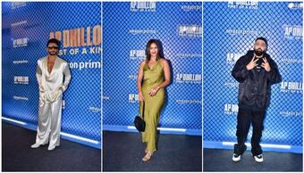 AP Dhillon First of a Kind screening: Ranveer Singh, Badshah, Mrunal Thakur and others ramp up style game