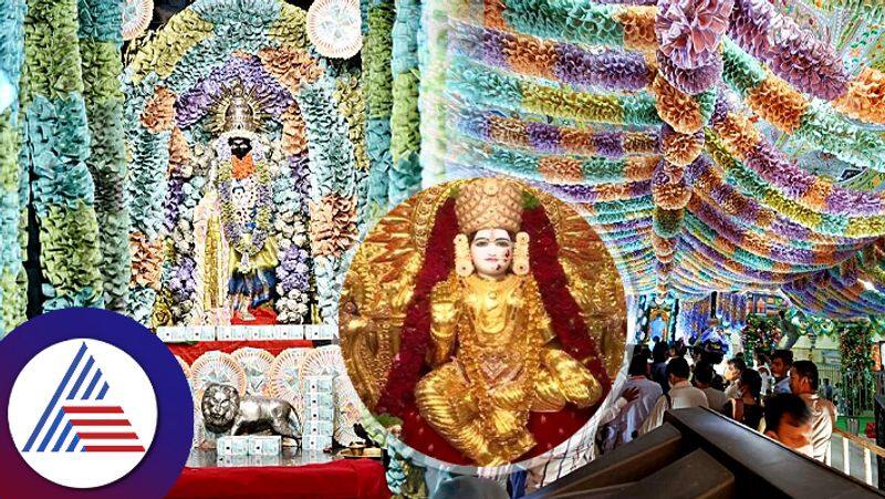 Ratlam Mahalakshmi mandir where devotees get gold as prasadam pav 